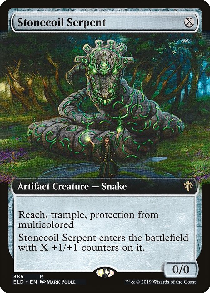 Stonecoil Serpent (Extended Art) [Throne of Eldraine] | Empire Gaming NC