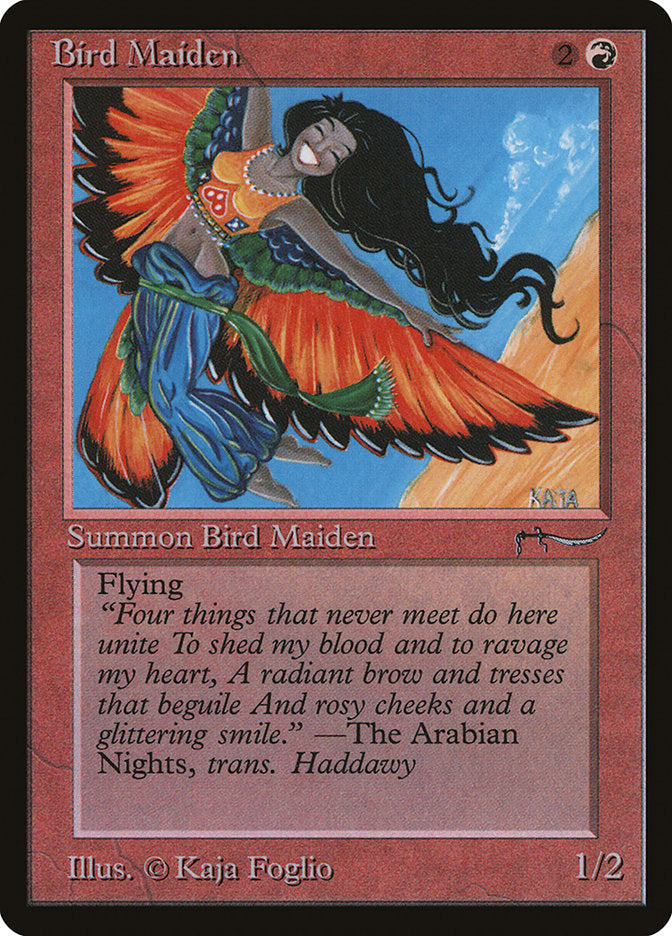 Bird Maiden (Dark Mana Cost) [Arabian Nights] | Empire Gaming NC