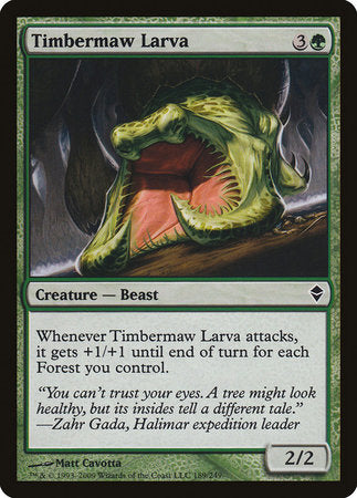 Timbermaw Larva [Zendikar] | Empire Gaming NC