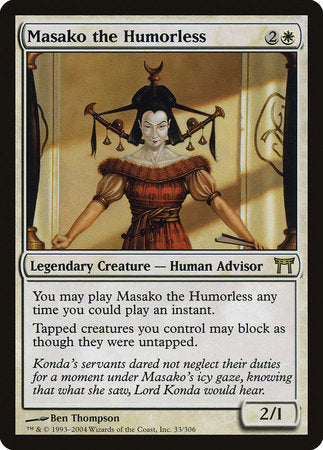 Masako the Humorless [Champions of Kamigawa] | Empire Gaming NC