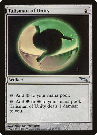 Talisman of Unity [Mirrodin] | Empire Gaming NC