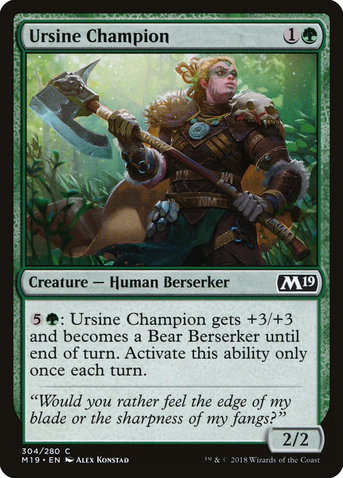 Ursine Champion [Core Set 2019] | Empire Gaming NC