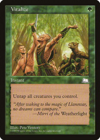 Vitalize [Weatherlight] | Empire Gaming NC