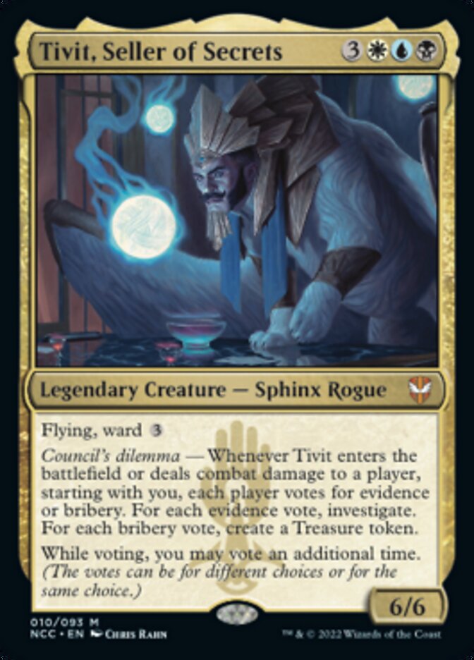 Tivit, Seller of Secrets [Streets of New Capenna Commander] | Empire Gaming NC