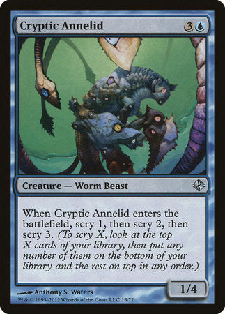 Cryptic Annelid [Duel Decks: Venser vs. Koth] | Empire Gaming NC