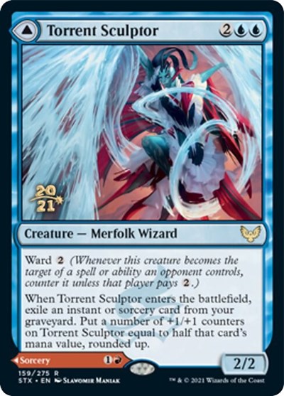 Torrent Sculptor // Flamethrower Sonata [Strixhaven: School of Mages Prerelease Promos] | Empire Gaming NC