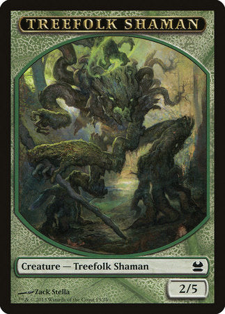 Treefolk Shaman Token [Modern Masters Tokens] | Empire Gaming NC