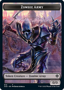 Zombie // Zombie Army Double-Sided Token [Starter Commander Decks] | Empire Gaming NC