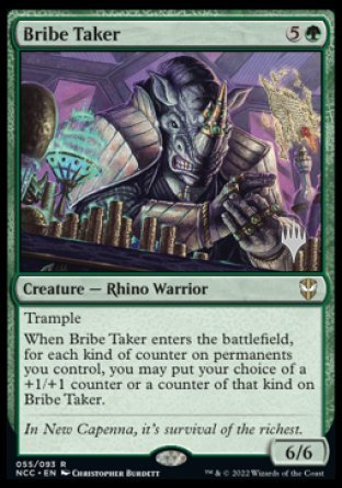 Bribe Taker (Promo Pack) [Streets of New Capenna Commander Promos] | Empire Gaming NC