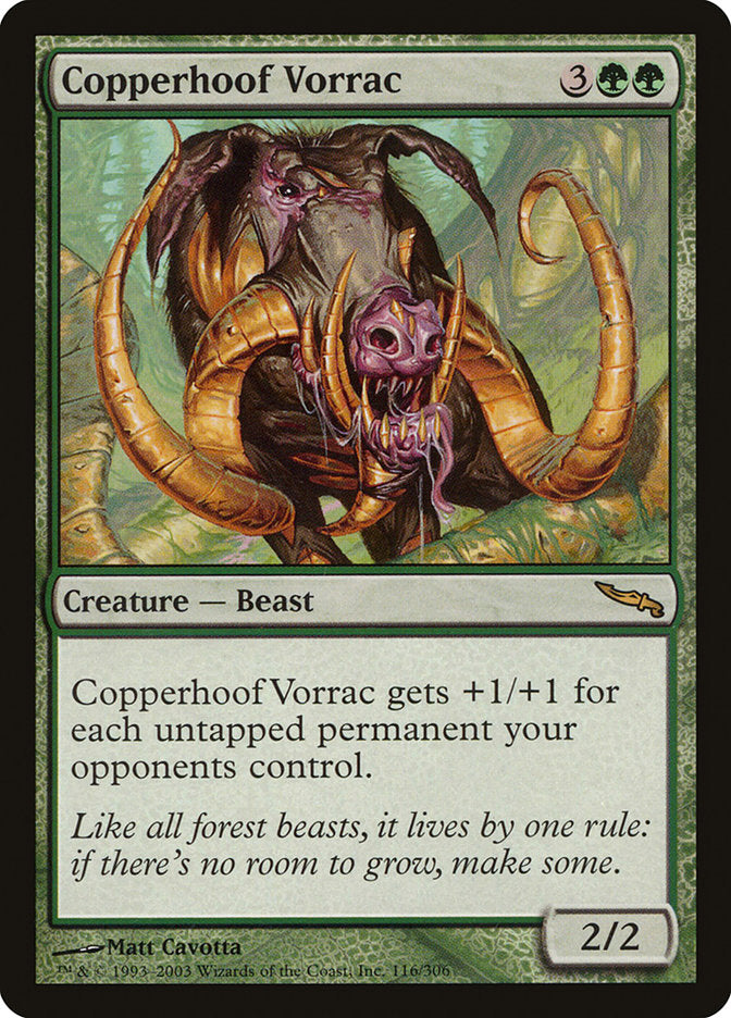 Copperhoof Vorrac [Mirrodin] | Empire Gaming NC