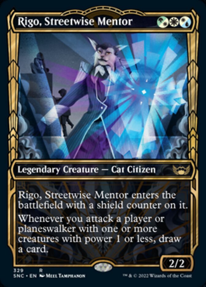 Rigo, Streetwise Mentor (Showcase Golden Age) [Streets of New Capenna] | Empire Gaming NC