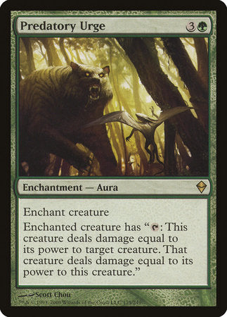 Predatory Urge [Zendikar] | Empire Gaming NC