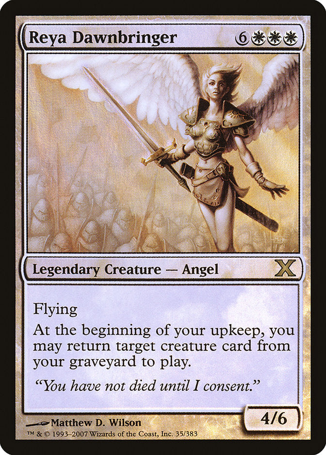 Reya Dawnbringer (Premium Foil) [Tenth Edition] | Empire Gaming NC