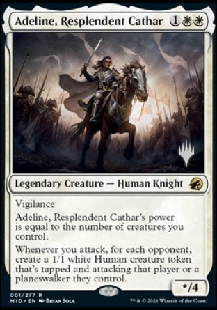 Adeline, Resplendent Cathar (Promo Pack) [Innistrad: Midnight Hunt Promos] | Empire Gaming NC