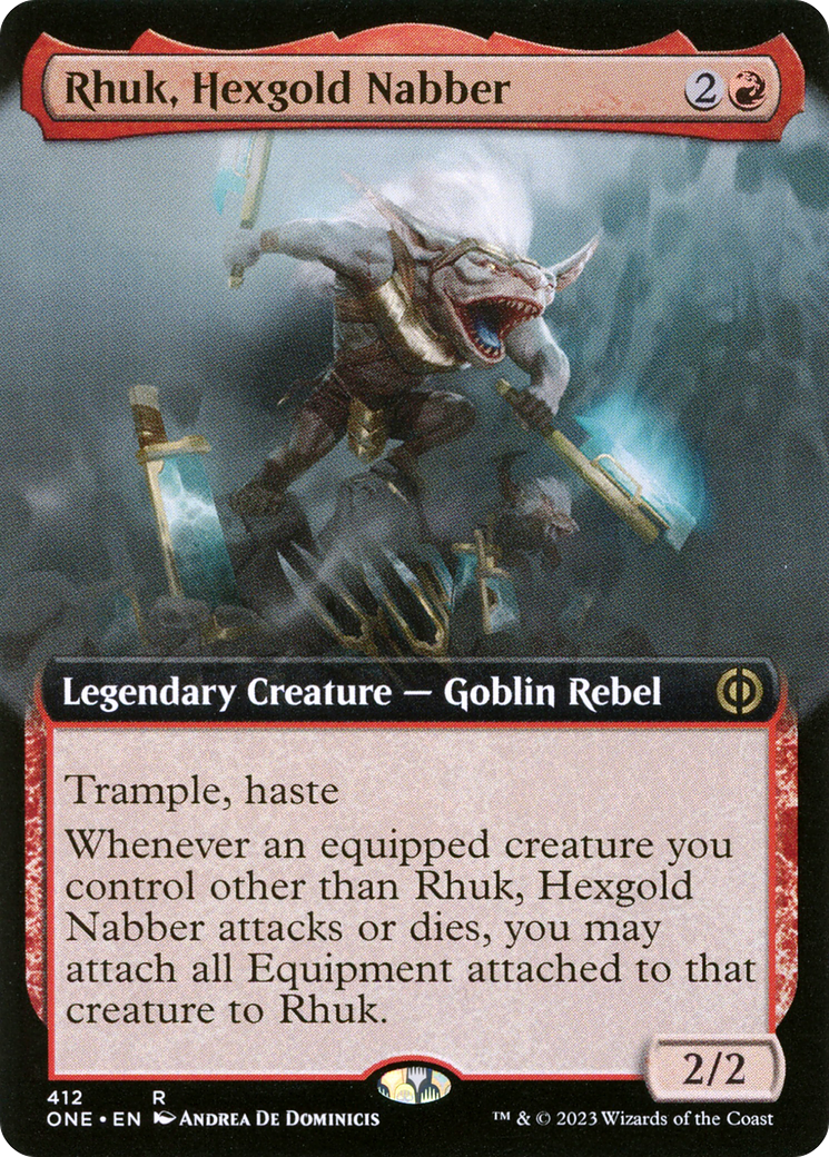 Rhuk, Hexgold Nabber (Extended Art) [Phyrexia: All Will Be One] | Empire Gaming NC