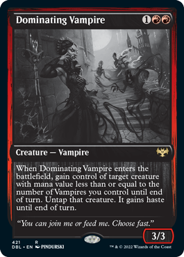 Dominating Vampire [Innistrad: Double Feature] | Empire Gaming NC