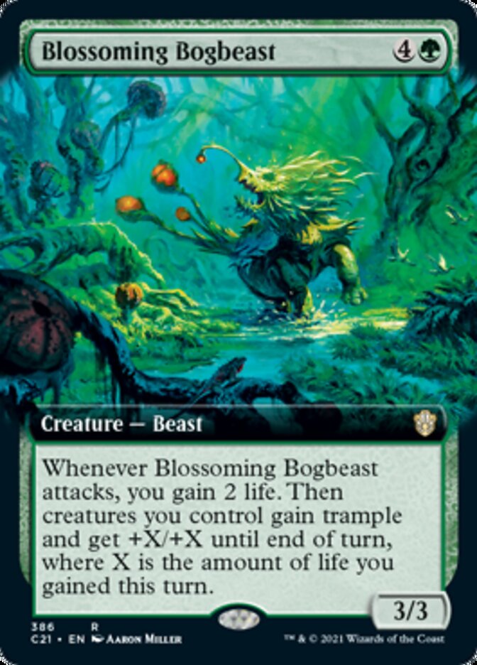 Blossoming Bogbeast (Extended) [Commander 2021] | Empire Gaming NC