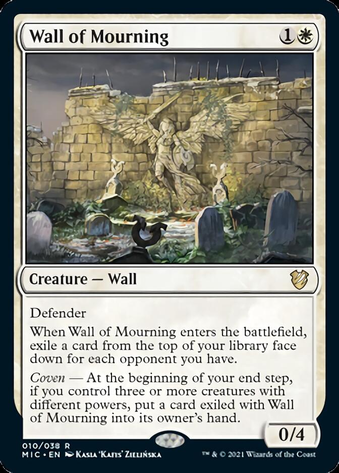 Wall of Mourning [Innistrad: Midnight Hunt Commander] | Empire Gaming NC