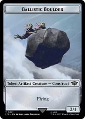 Ballistic Boulder // Food (0022) Double-Sided Token (Surge Foil) [The Lord of the Rings: Tales of Middle-Earth Tokens] | Empire Gaming NC