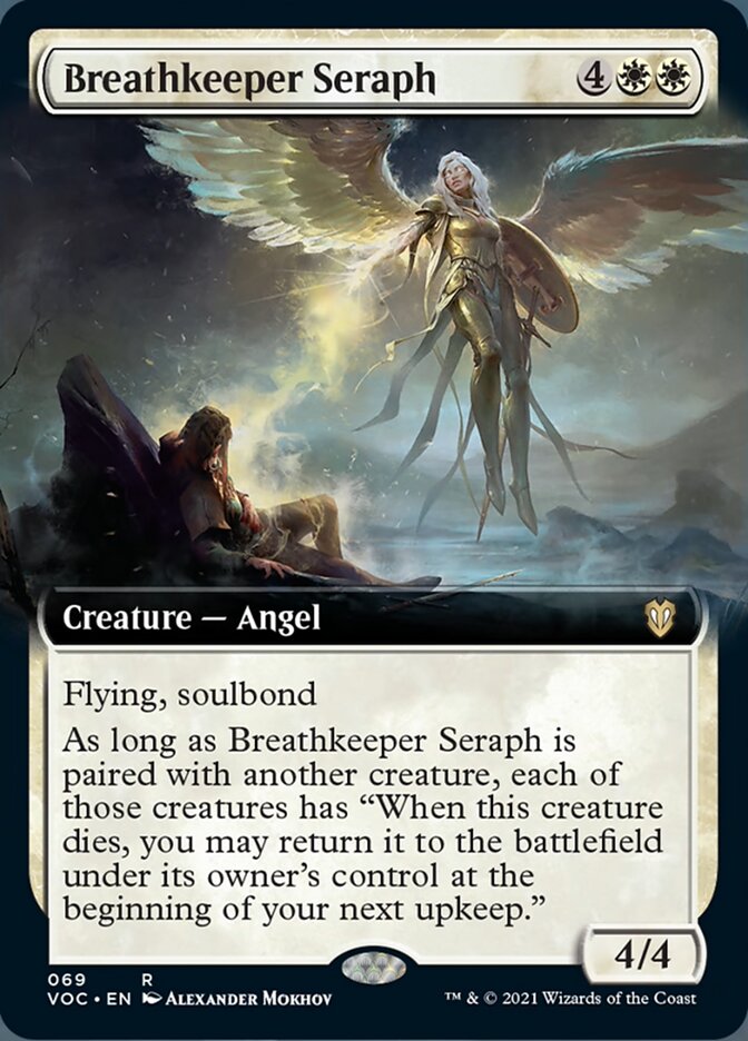 Breathkeeper Seraph (Extended) [Innistrad: Crimson Vow Commander] | Empire Gaming NC