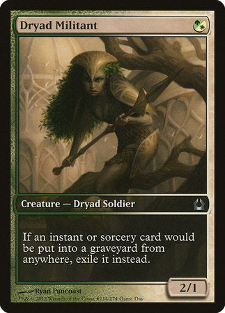 Dryad Militant [Return to Ravnica Promos] | Empire Gaming NC