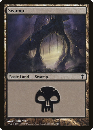 Swamp (238a) [Zendikar] | Empire Gaming NC