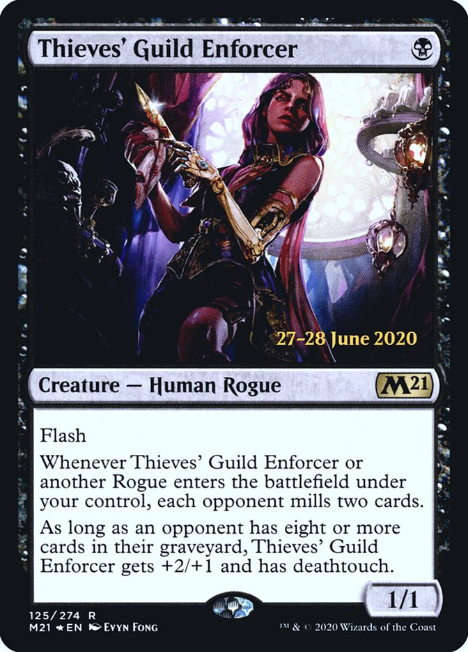 Thieves' Guild Enforcer  [Core Set 2021 Prerelease Promos] | Empire Gaming NC