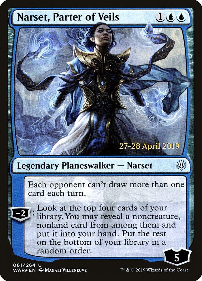 Narset, Parter of Veils  [War of the Spark Prerelease Promos] | Empire Gaming NC