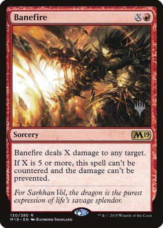 Banefire [Core Set 2019 Promos] | Empire Gaming NC