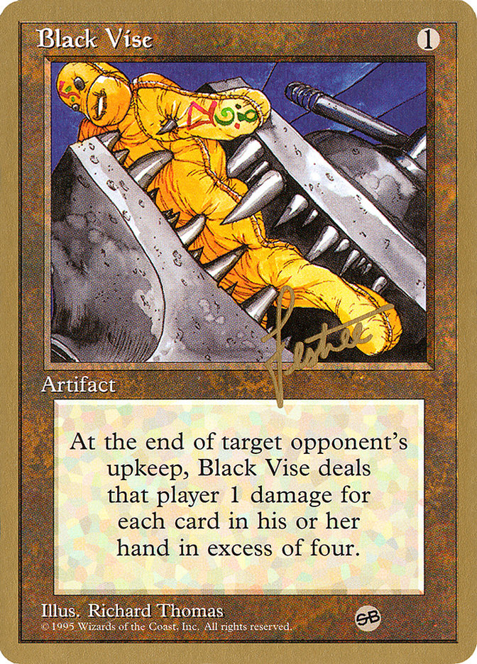 Black Vise (Bertrand Lestree) (SB) [Pro Tour Collector Set] | Empire Gaming NC