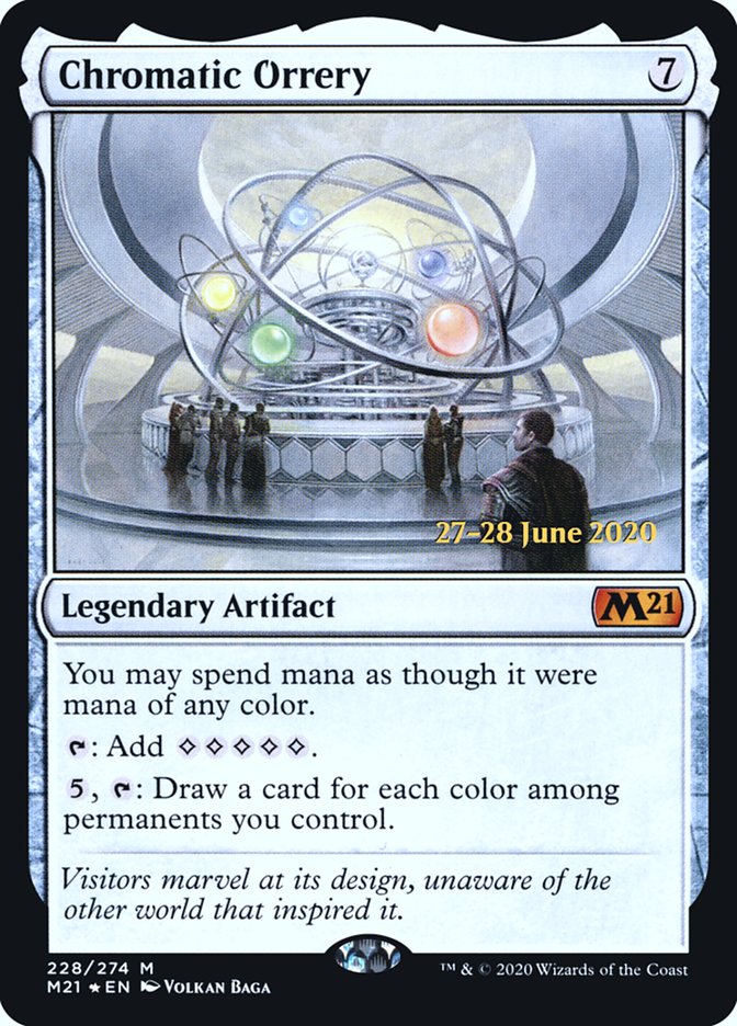 Chromatic Orrery  [Core Set 2021 Prerelease Promos] | Empire Gaming NC