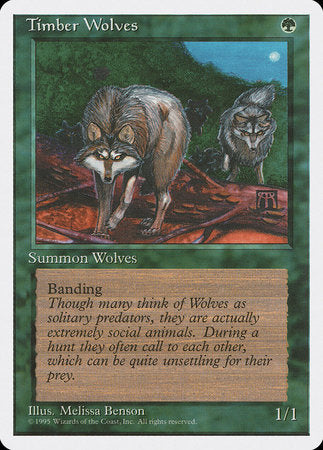 Timber Wolves [Fourth Edition] | Empire Gaming NC