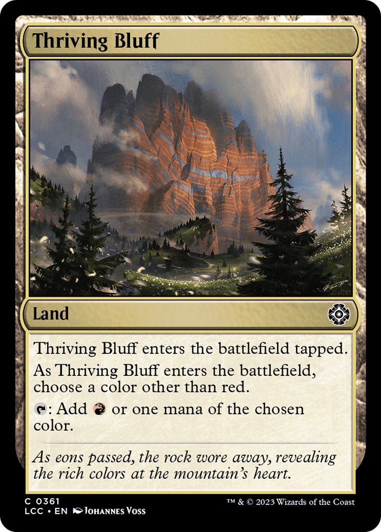 Thriving Bluff [The Lost Caverns of Ixalan Commander] | Empire Gaming NC