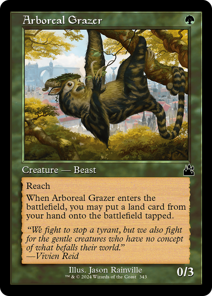 Arboreal Grazer (Retro Frame) [Ravnica Remastered] | Empire Gaming NC