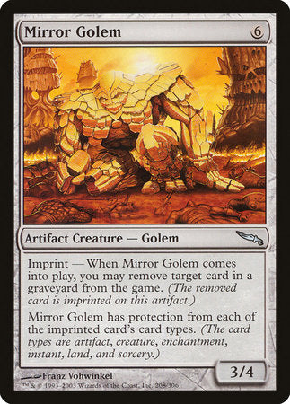 Mirror Golem [Mirrodin] | Empire Gaming NC