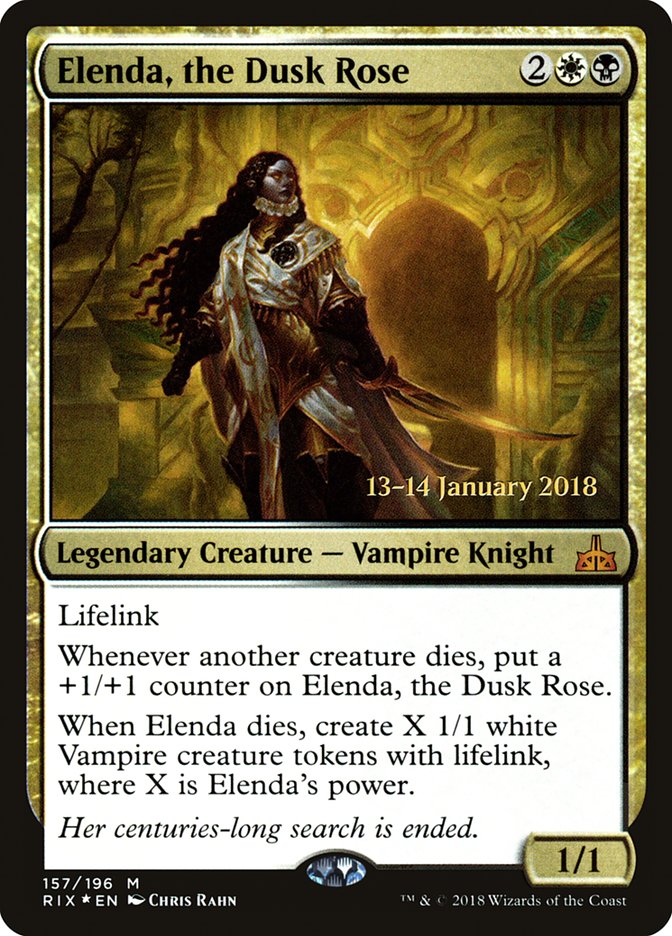 Elenda, the Dusk Rose [Rivals of Ixalan Promos] | Empire Gaming NC