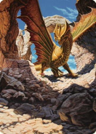 Ancient Brass Dragon Art Card (02) [Commander Legends: Battle for Baldur's Gate Art Series] | Empire Gaming NC