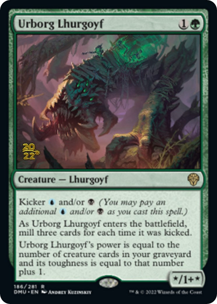 Urborg Lhurgoyf [Dominaria United Prerelease Promos] | Empire Gaming NC