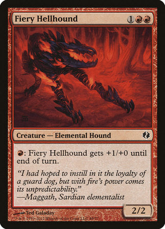 Fiery Hellhound [Duel Decks: Venser vs. Koth] | Empire Gaming NC