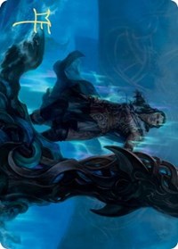 Cosima, God of the Voyage Art Card (Gold-Stamped Signature) [Kaldheim: Art Series] | Empire Gaming NC