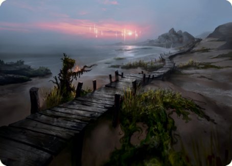 Deserted Beach Art Card [Innistrad: Midnight Hunt Art Series] | Empire Gaming NC