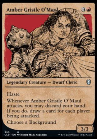 Amber Gristle O'Maul (Showcase) [Commander Legends: Battle for Baldur's Gate] | Empire Gaming NC