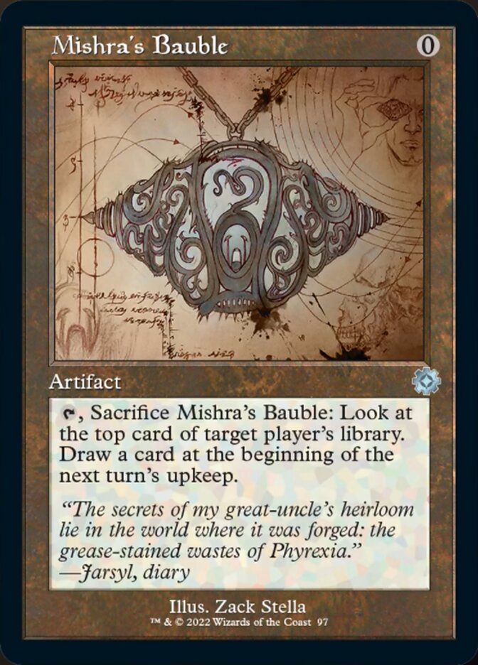 Mishra's Bauble (Retro Schematic) [The Brothers' War Retro Artifacts] | Empire Gaming NC