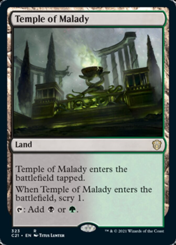 Temple of Malady [Commander 2021] | Empire Gaming NC