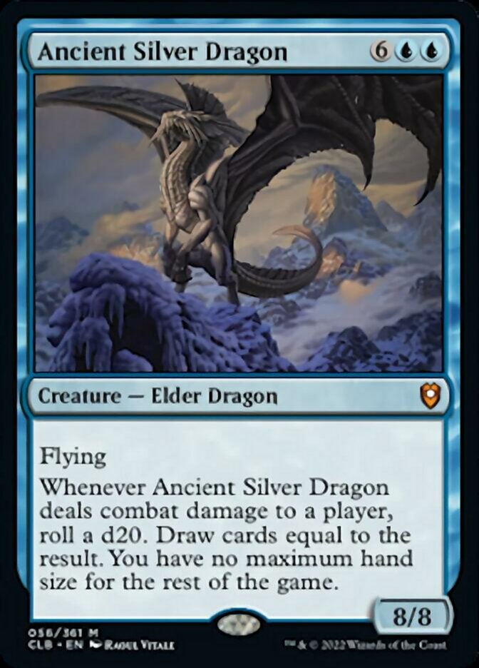 Ancient Silver Dragon [Commander Legends: Battle for Baldur's Gate] | Empire Gaming NC