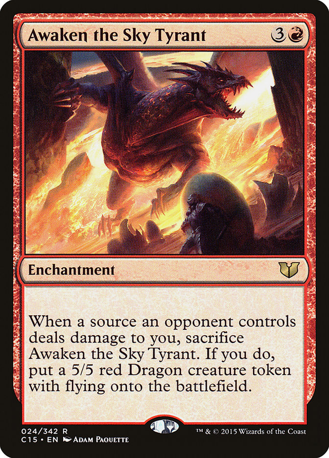 Awaken the Sky Tyrant [Commander 2015] | Empire Gaming NC