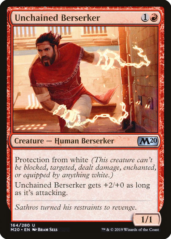 Unchained Berserker [Core Set 2020] | Empire Gaming NC