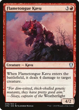 Flametongue Kavu [Commander Anthology Volume II] | Empire Gaming NC