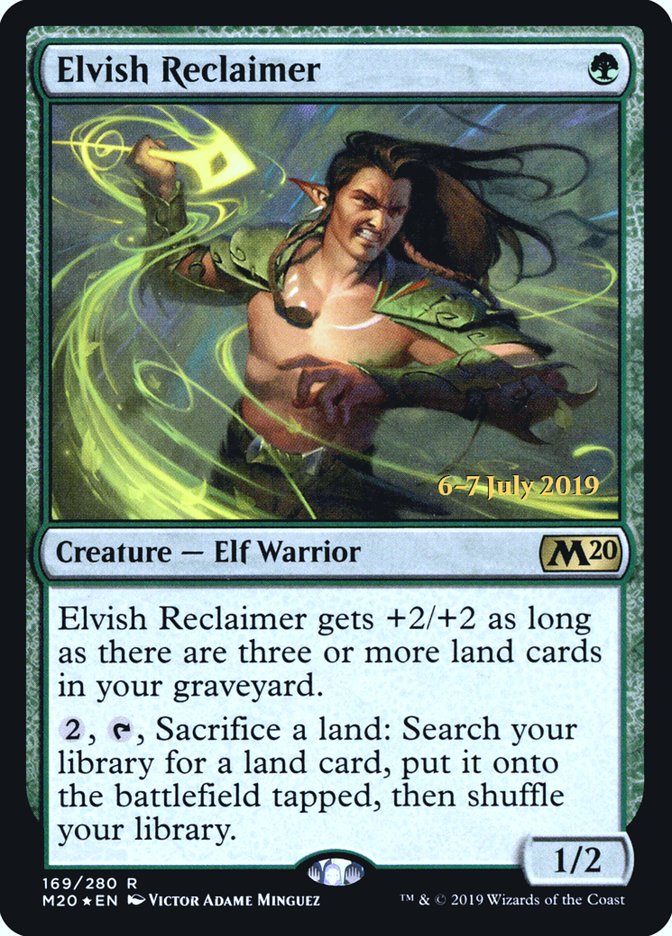 Elvish Reclaimer  [Core Set 2020 Prerelease Promos] | Empire Gaming NC