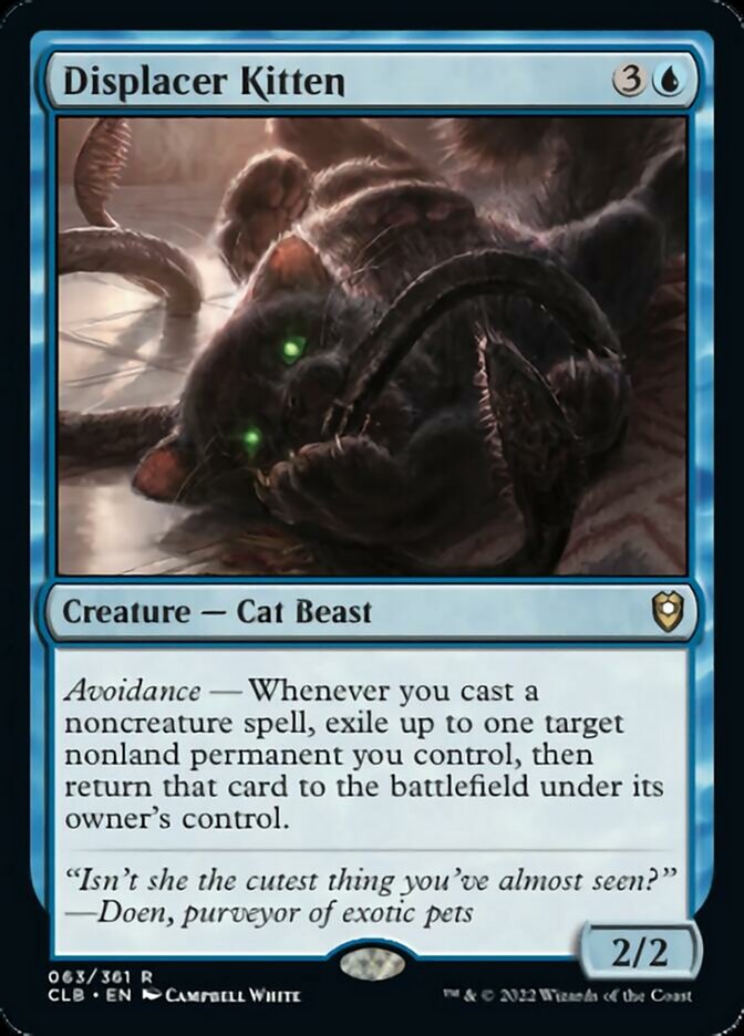 Displacer Kitten [Commander Legends: Battle for Baldur's Gate] | Empire Gaming NC